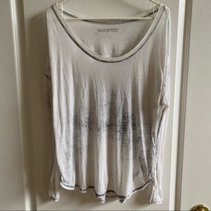 UO Faded Long Sleeve Top